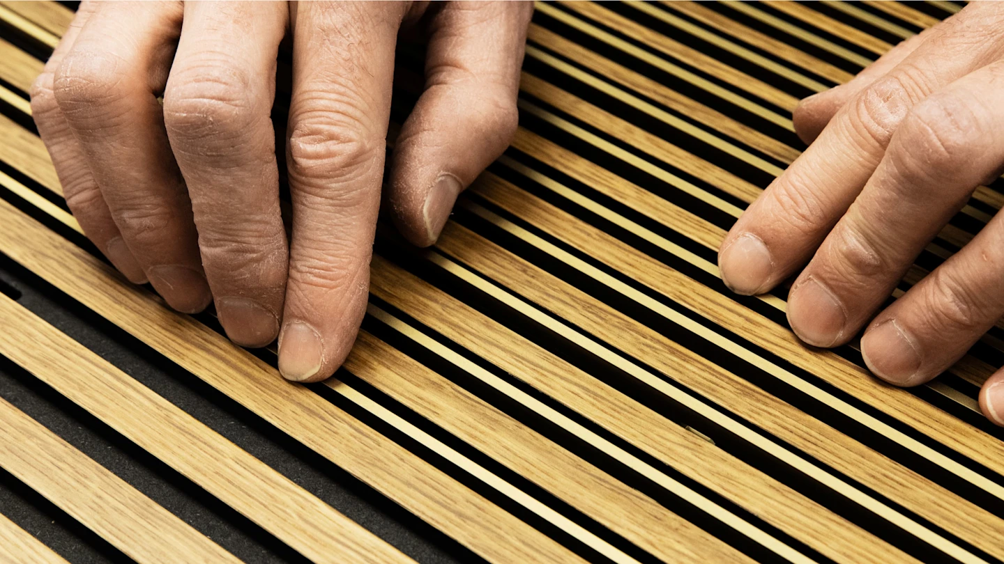 Close up on wood details